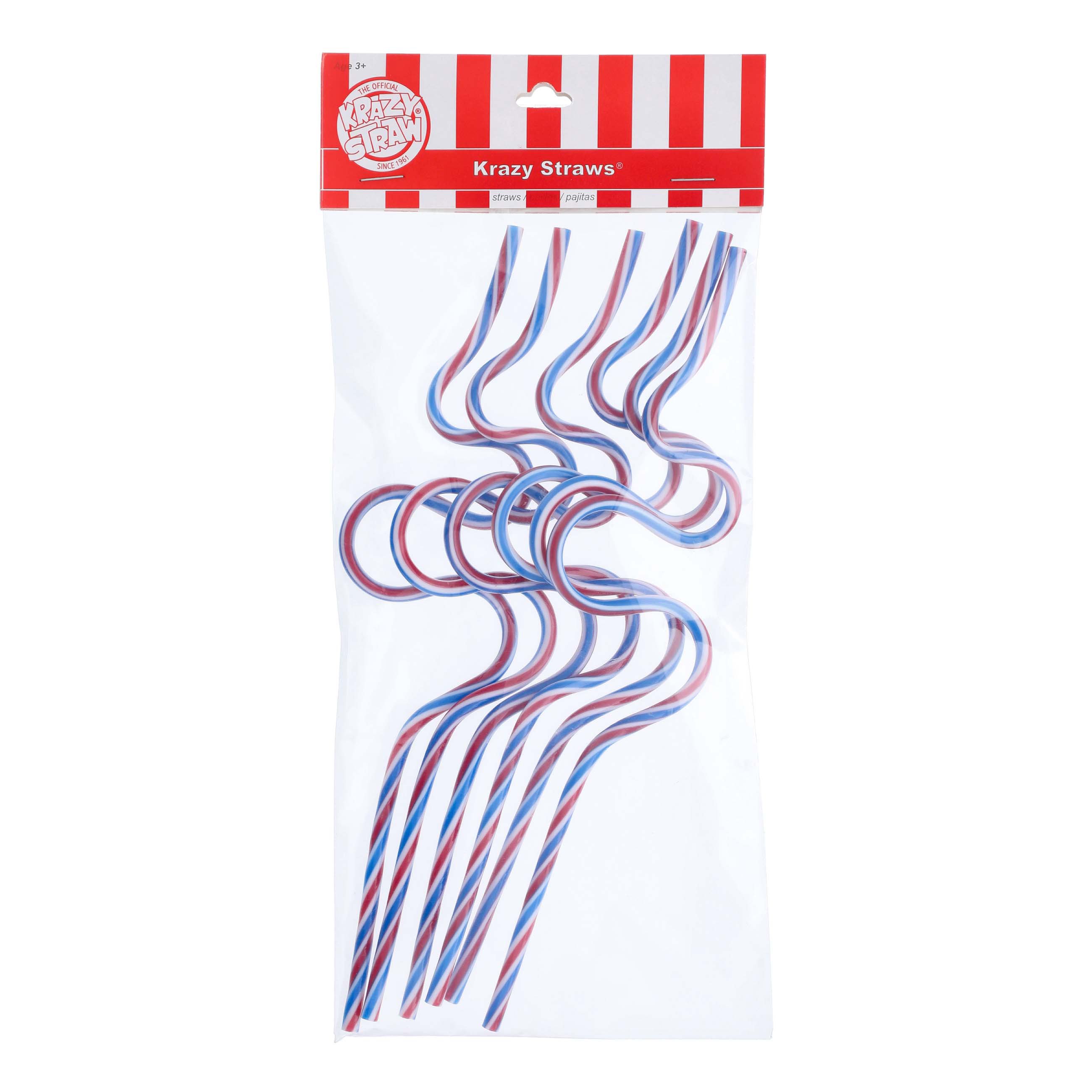 Fun Time International Patriotic Krazy Straws Shop Straws at HEB