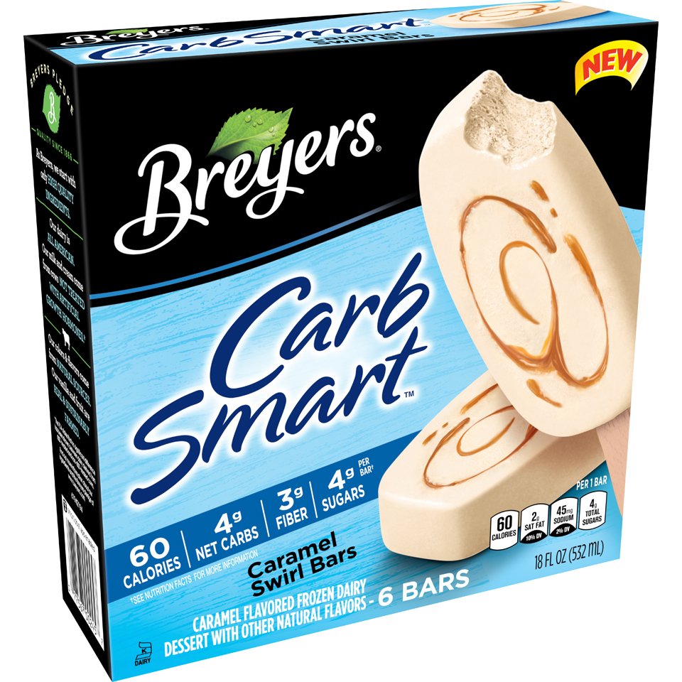 Breyers Carb Smart Caramel Swirl Bars - Shop Bars & Pops at H-E-B