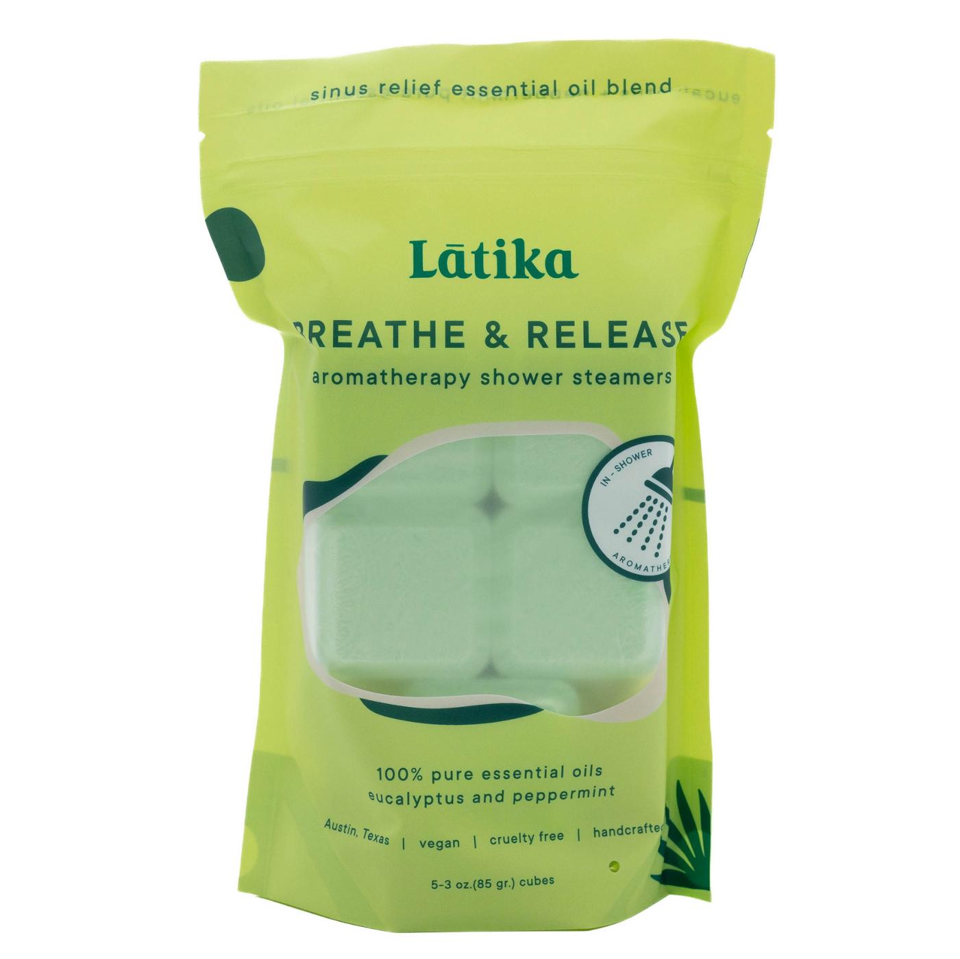 Latika Body Essentials Breathe & Release Shower Steamers; image 1 of 2