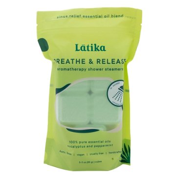 Latika Body Essentials Breathe & Release Shower Steamers, 5 ct