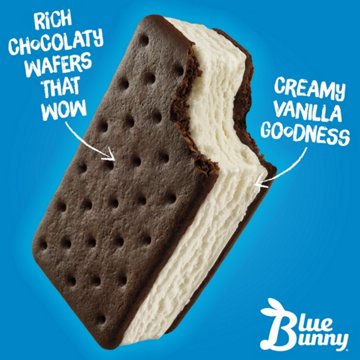 Blue Bunny Vanilla Ice Cream Sandwiches, 9 ct