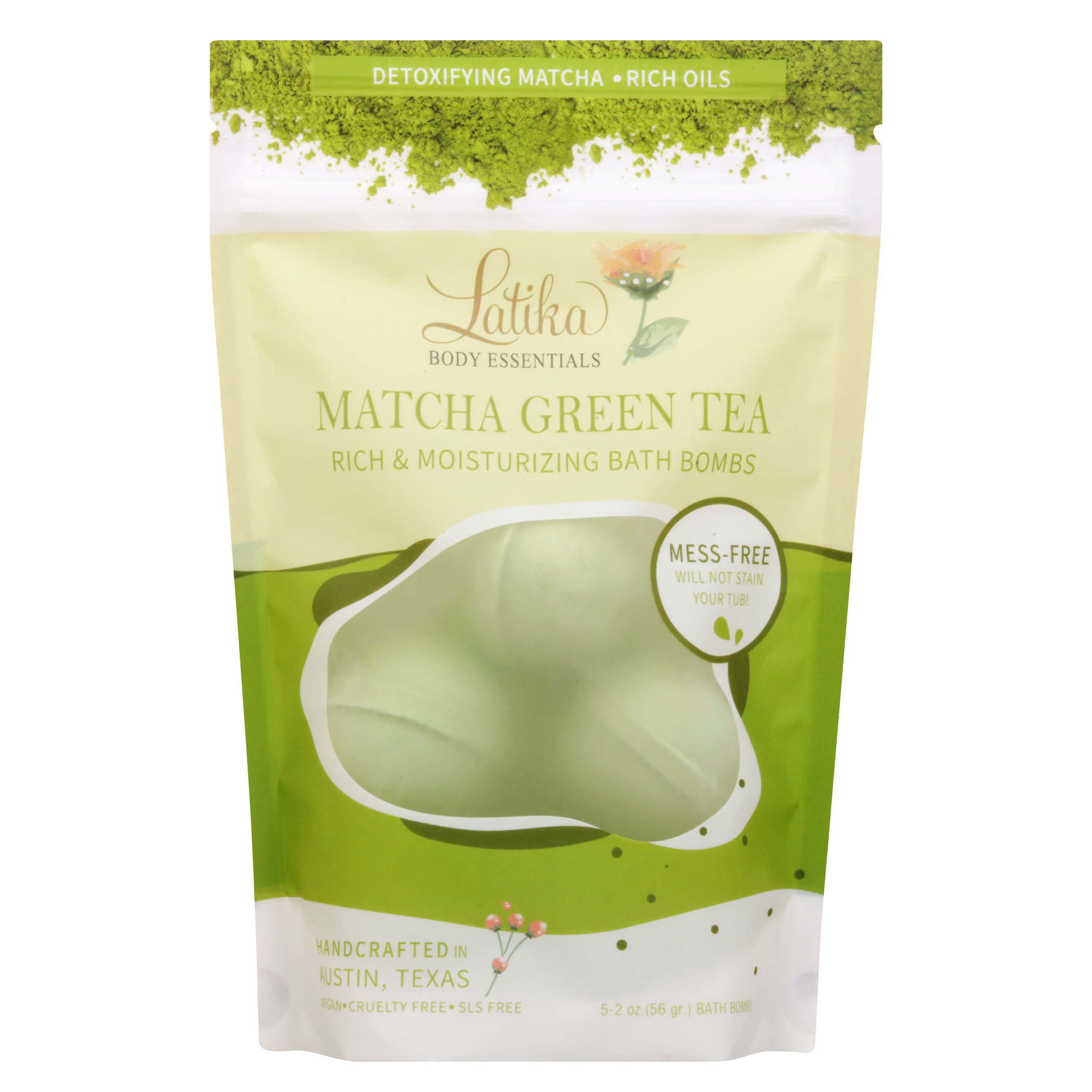 Latika Body Essentials Matcha Green Tea Bath Bombs Shop Bubble Bath