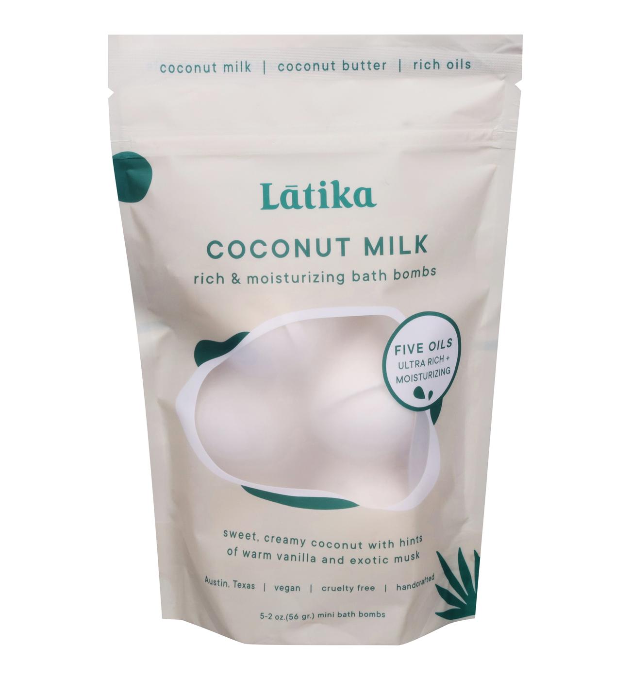 Latika Body Essentials Coconut Milk Bath Bombs; image 1 of 2