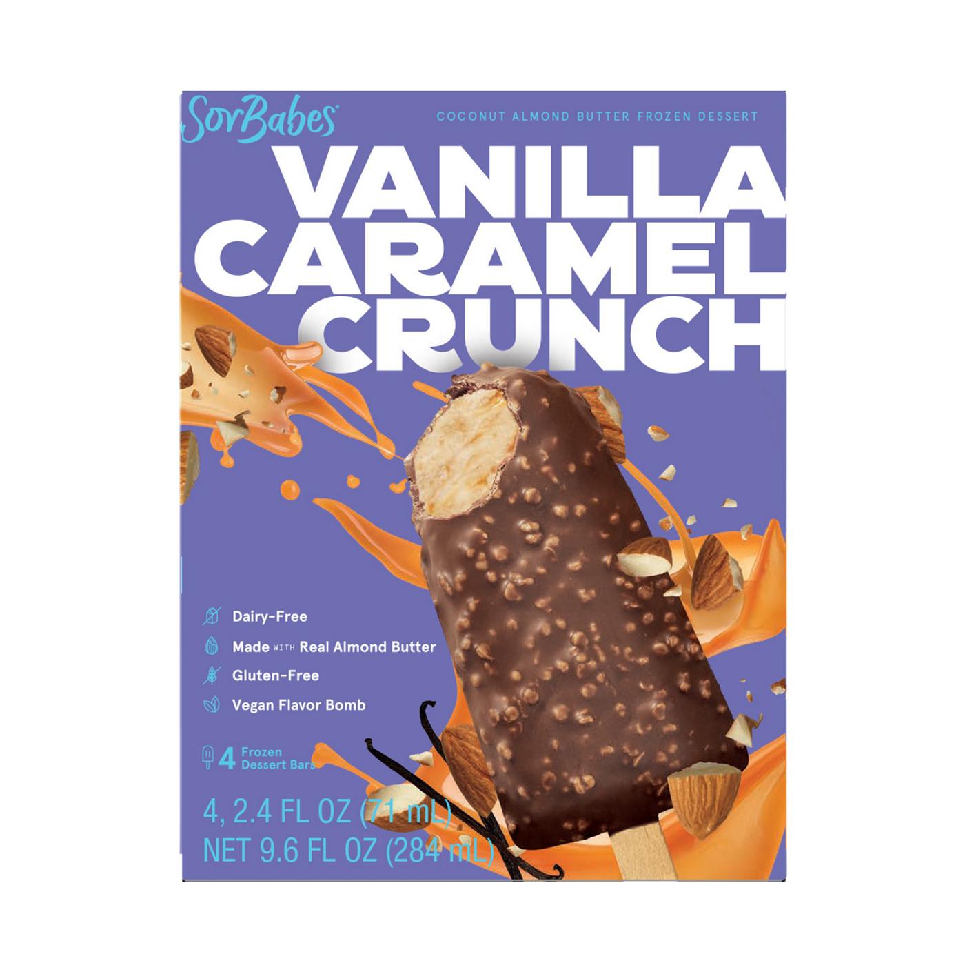 SorBabes Frozen Sorbet Bars - Vanilla Caramel Crunch; image 1 of 4