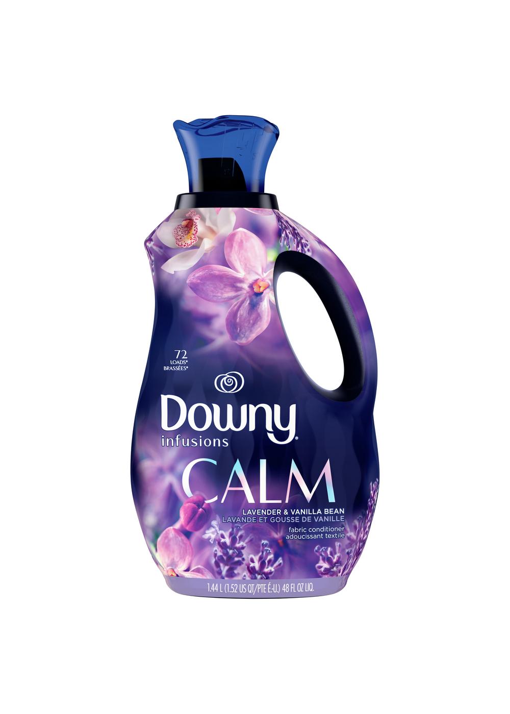 Downy Infusions Calm Liquid Fabric Conditioner, 72 Loads - Lavender & Vanilla Bean; image 1 of 6
