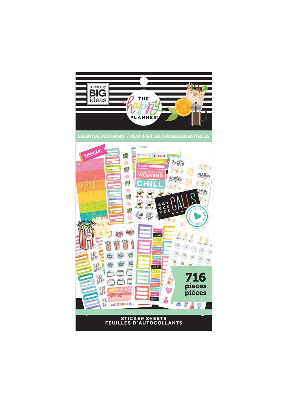 The Happy Planner Essential Planning Classic Value Pack Stickers; image 1 of 2