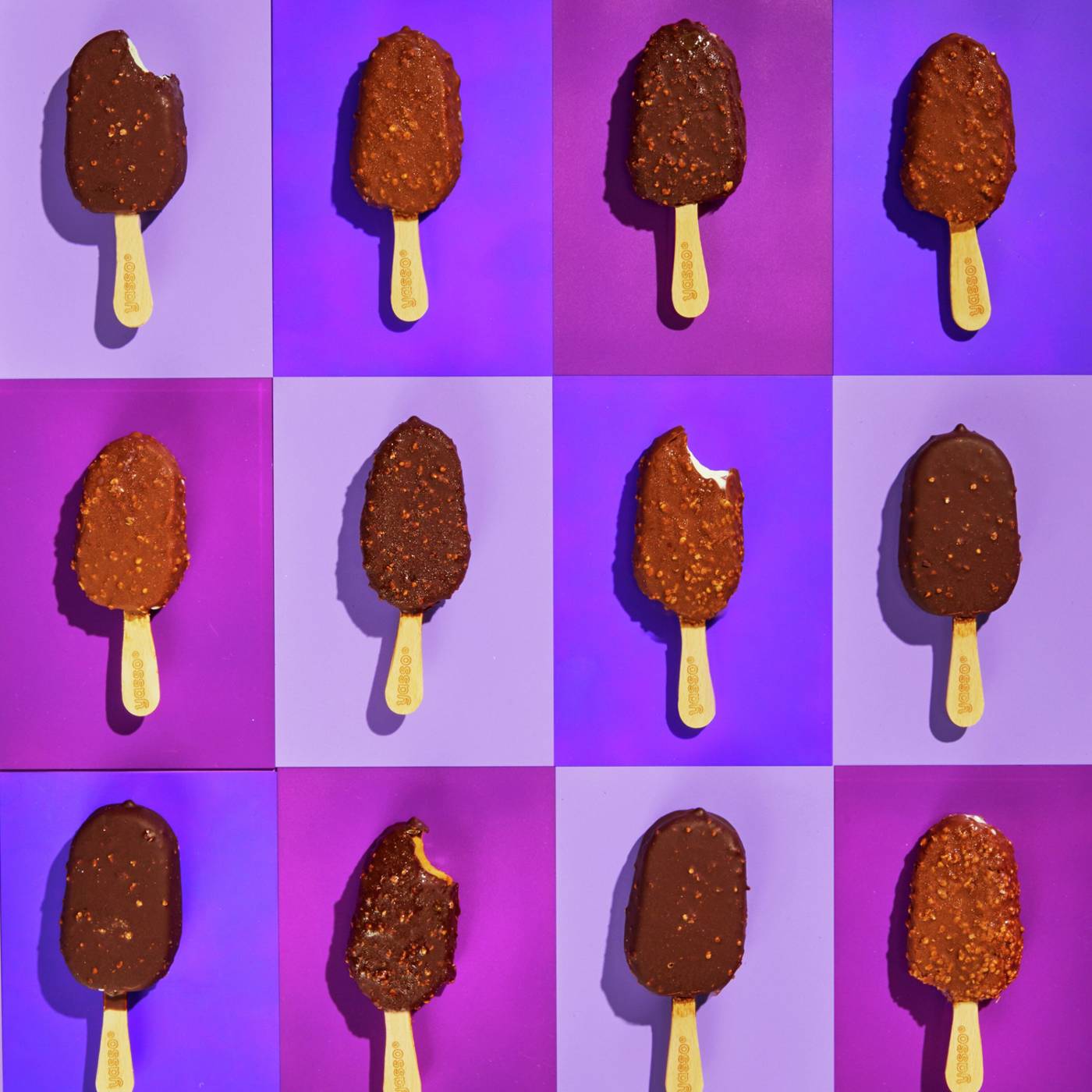 Yasso Sea Salt Caramel Chocolate Crunch Frozen Greek Yogurt Bars; image 2 of 8