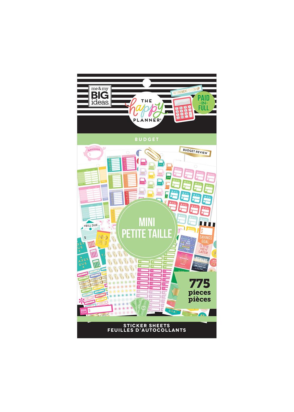 The Happy Planner Mini Budget Value Pack Stickers; image 1 of 2