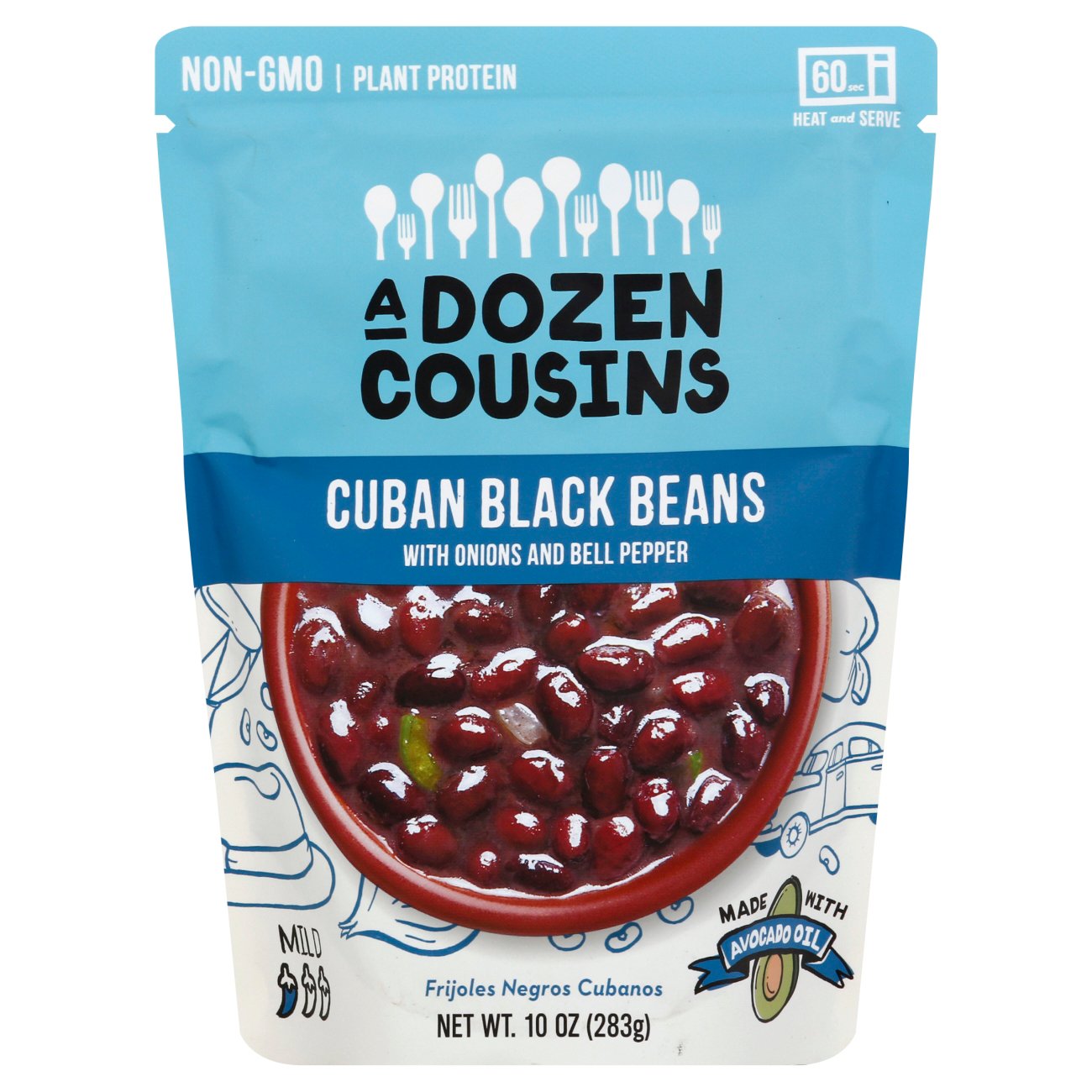 A Dozen Cousins Cuban Black Beans, 10 oz | Central Market - Really