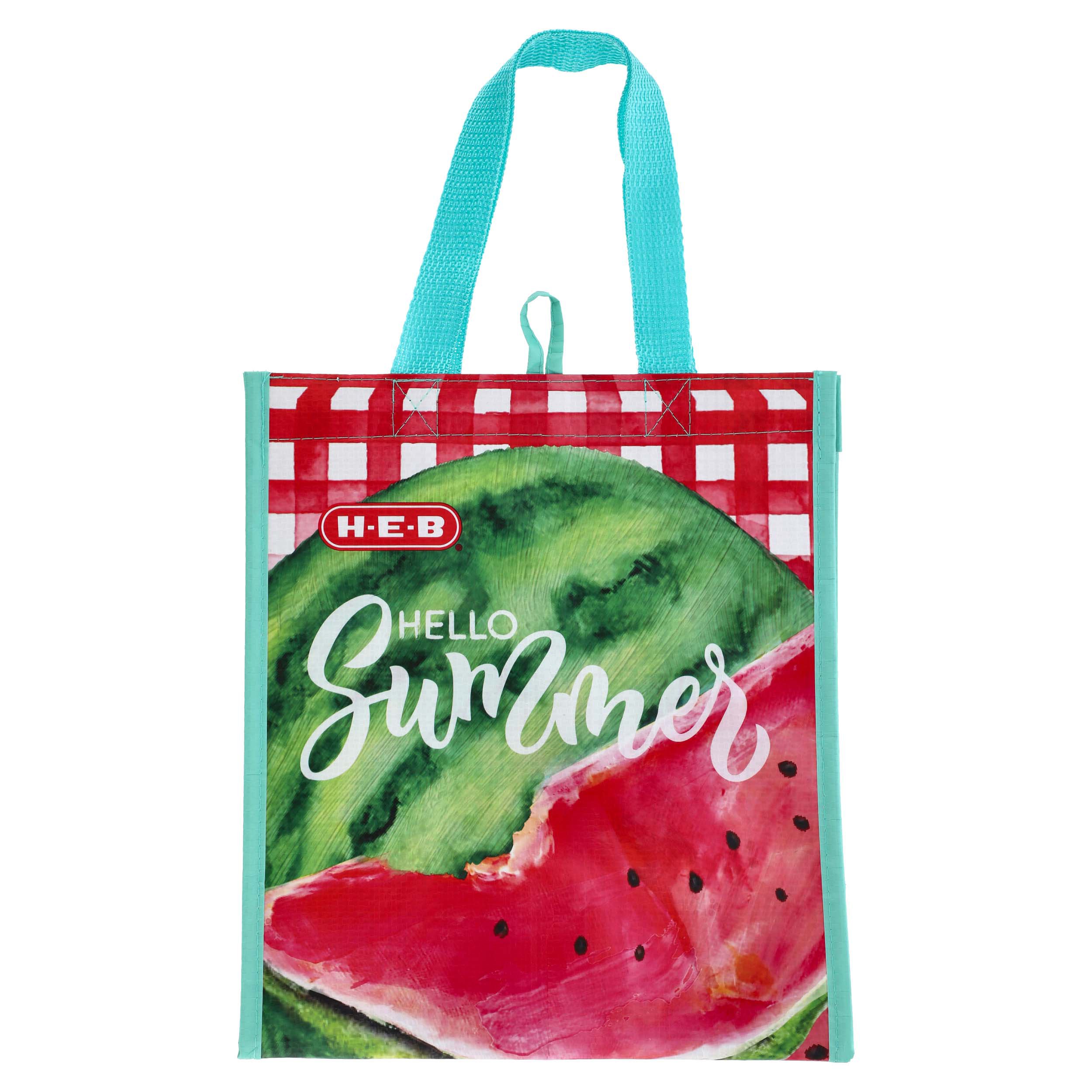 HEB Hello Summer Small Insulated Reusable Bag Shop Reusable shopping bags at HEB