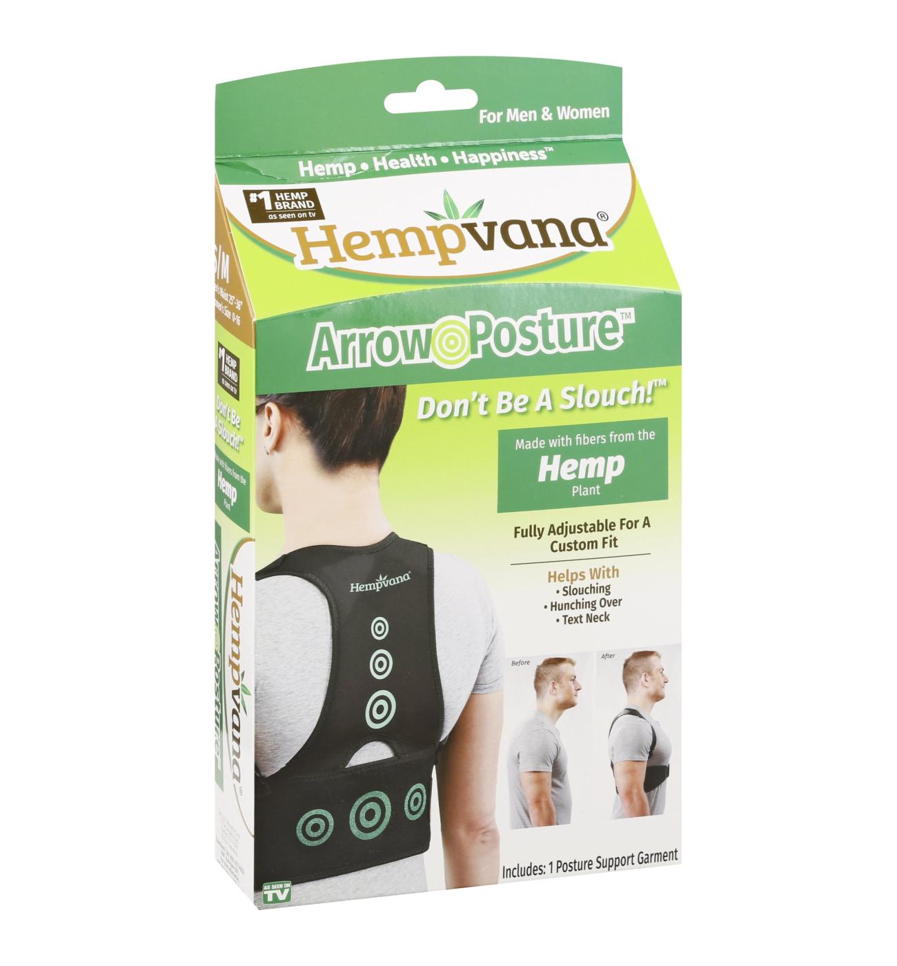 As Seen On TV Hempvana Arrow Posture Support Garment; image 1 of 2