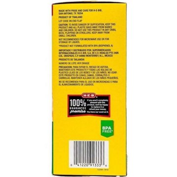 H-E-B Texas Tough Double Zipper Sandwich Bags - Assorted Colors, 80 ct