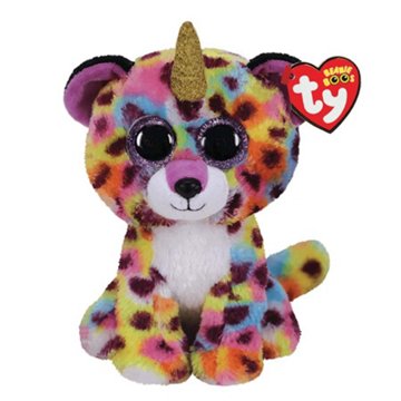 Ty Beanie Boo's Giselle Leopard-Corn Plush Toy, 6"
