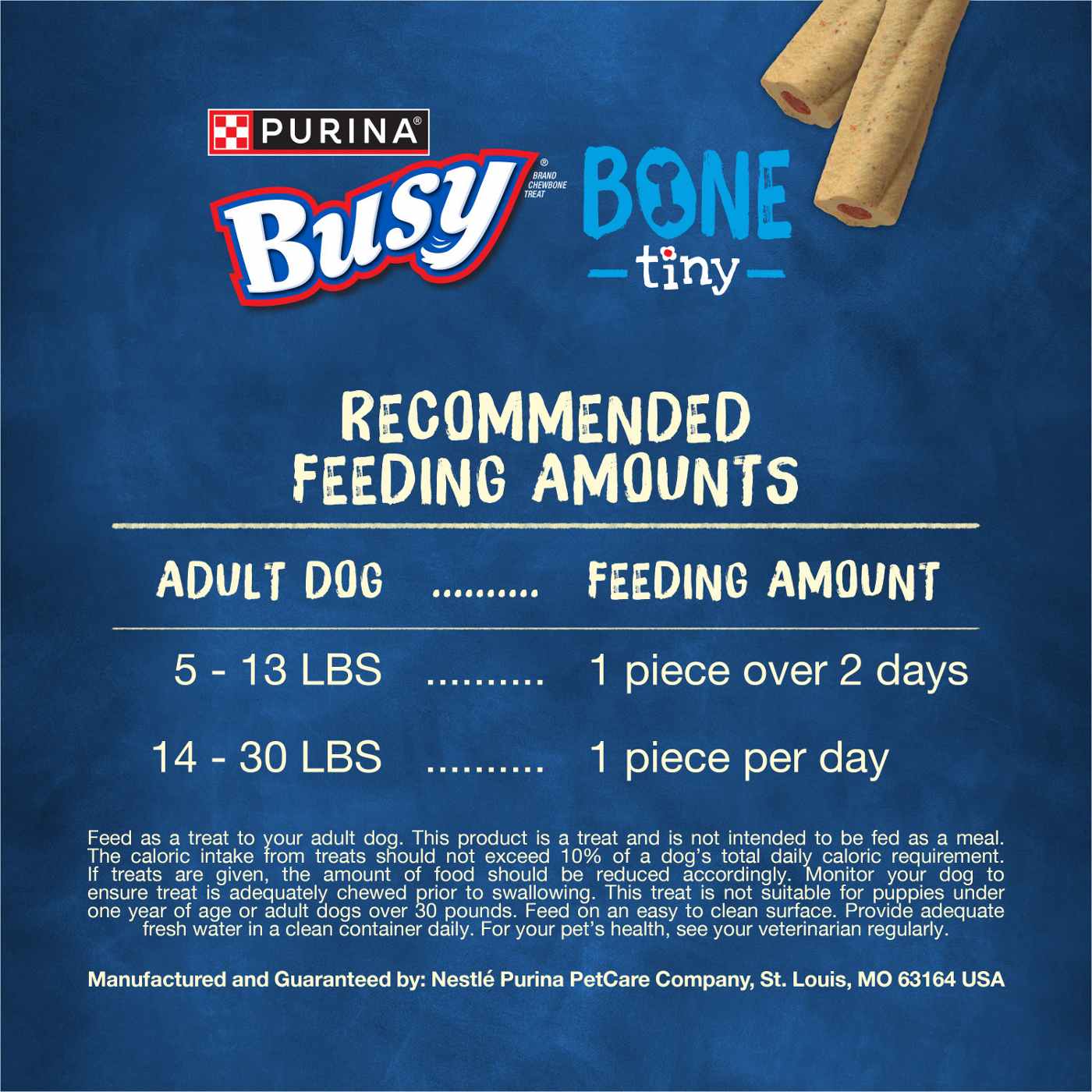 Busy Purina Bone Adult Toy Breed Dog Chew Bone Treats - Tiny; image 6 of 7