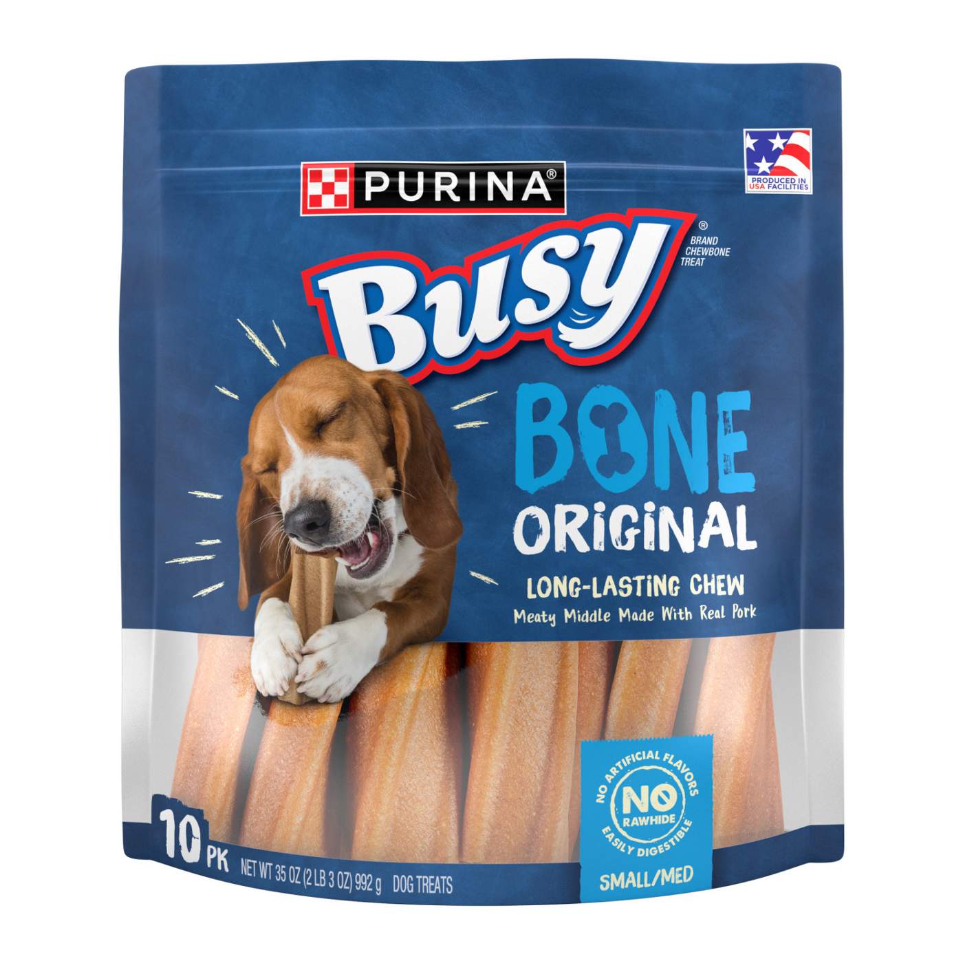 Busy Bone Small & Medium Chew Dog Treats; image 1 of 10