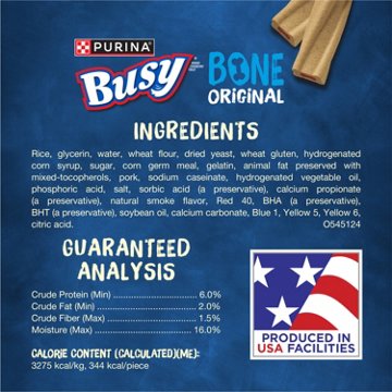 Busy Purina Bone Adult Dog Chew Bone Treats - Original, 35 oz