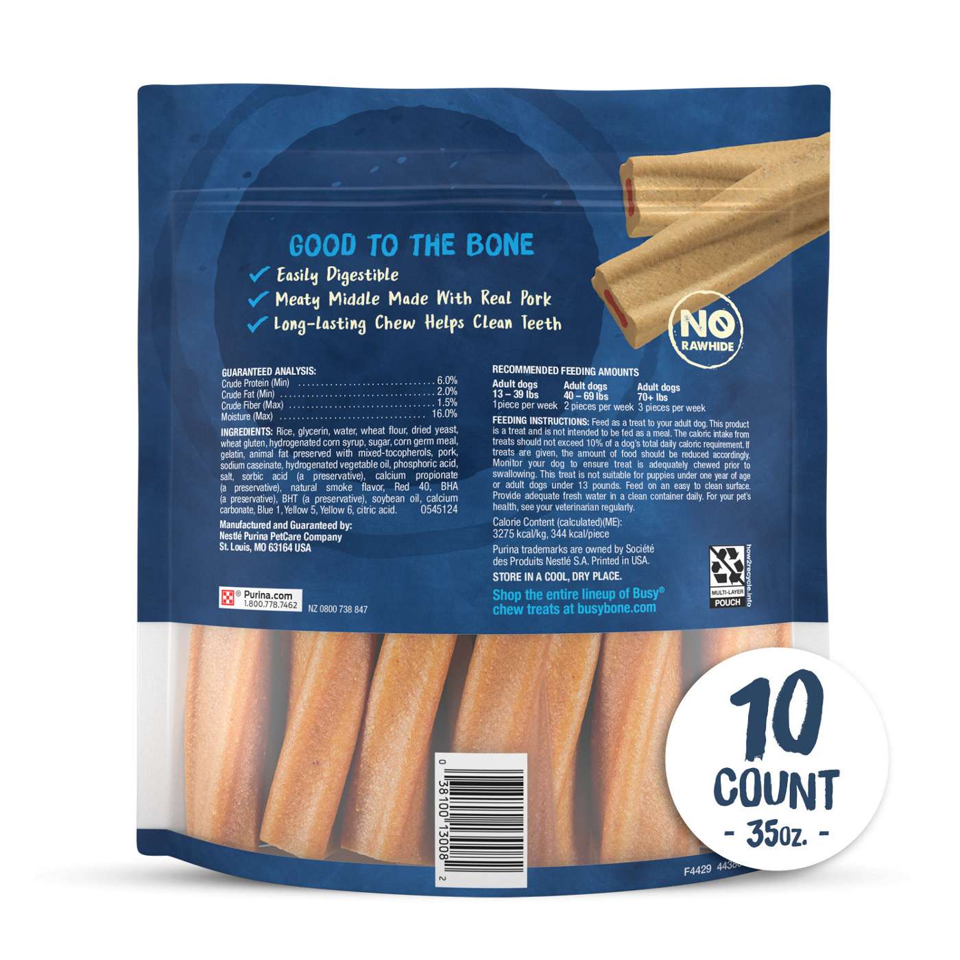 Busy Purina Bone Adult Dog Chew Bone Treats - Original; image 6 of 7