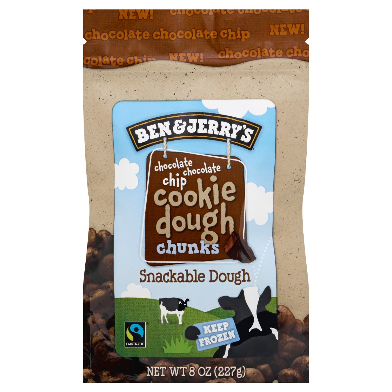 Ben & Jerry's Chocolate Chocolate Chip Cookie Dough Chunks - Shop Bars ...