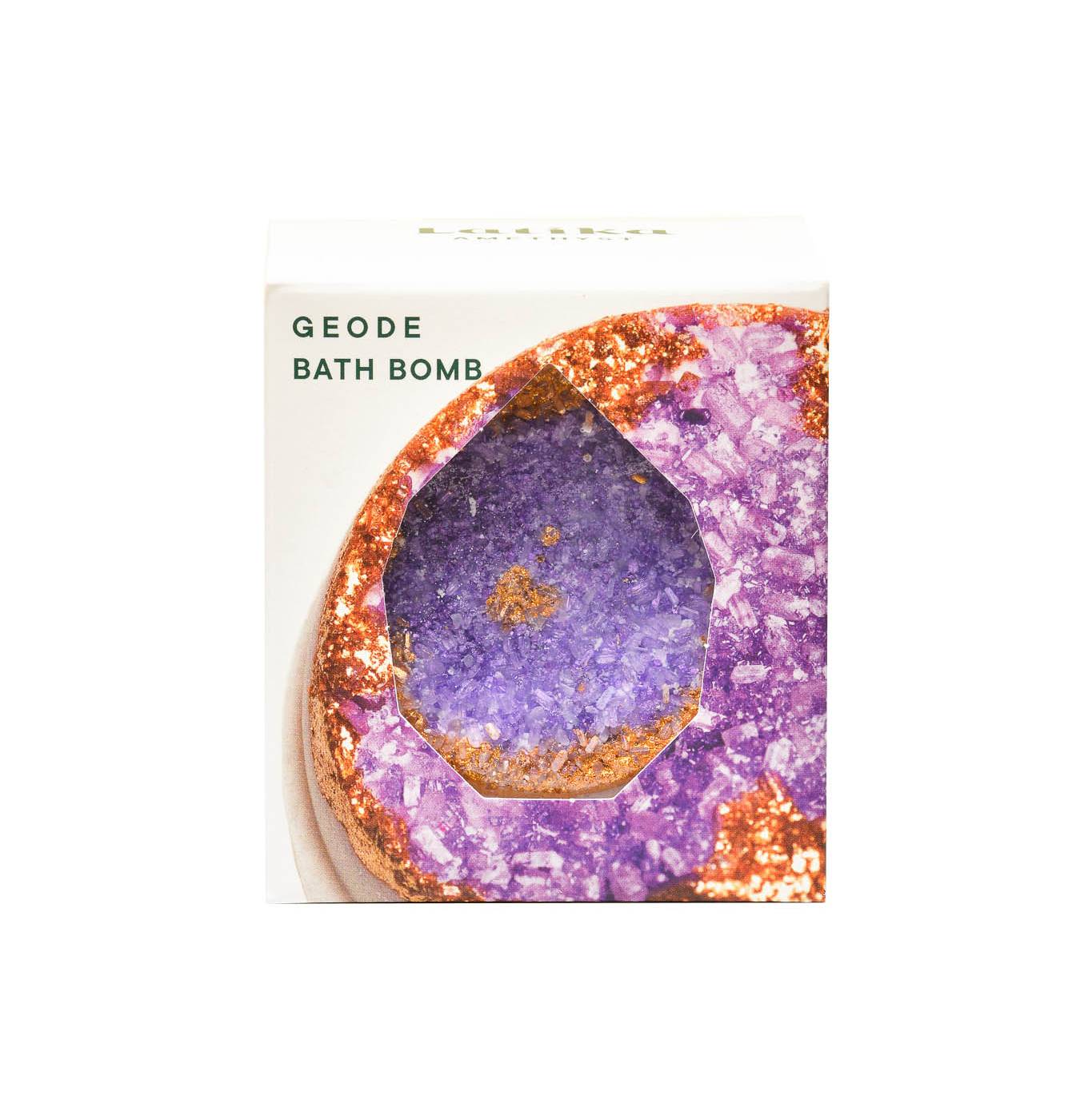 Latika Body Essentials Amethyst Geode Bath Bomb; image 1 of 9