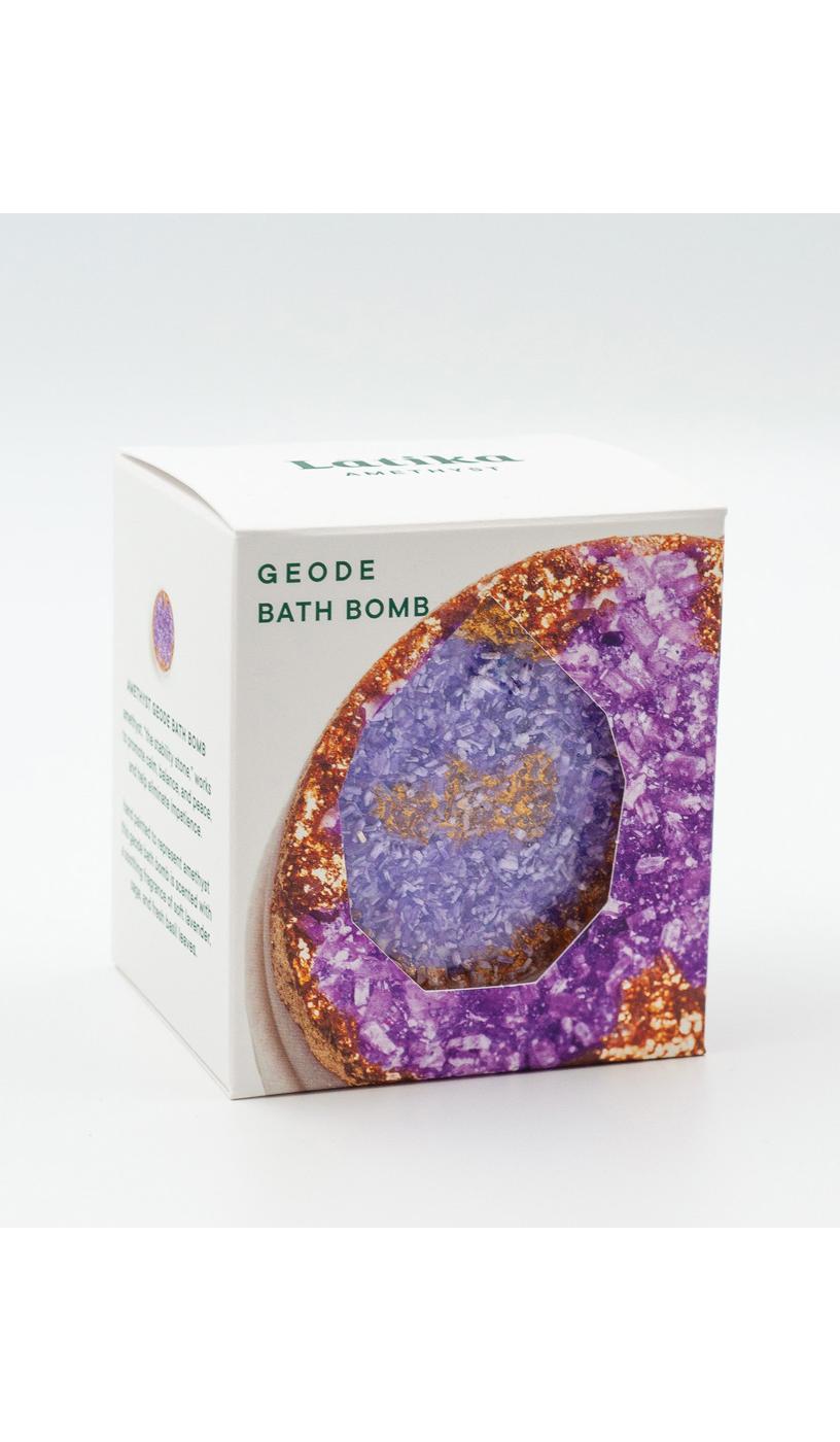 Latika Body Essentials Amethyst Geode Bath Bomb; image 3 of 9