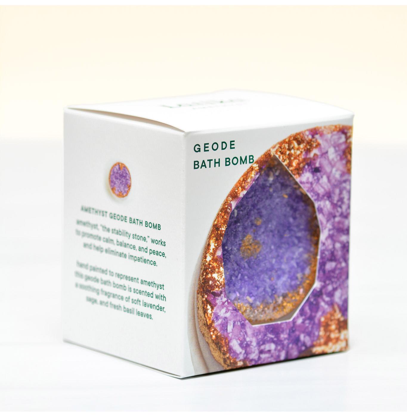 Latika Body Essentials Amethyst Geode Bath Bomb; image 8 of 9