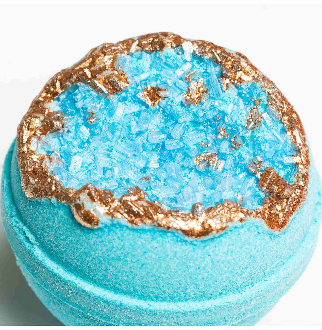 Latika Body Essentials Amazonite Geode Bath Bomb Earthy Scent Shop