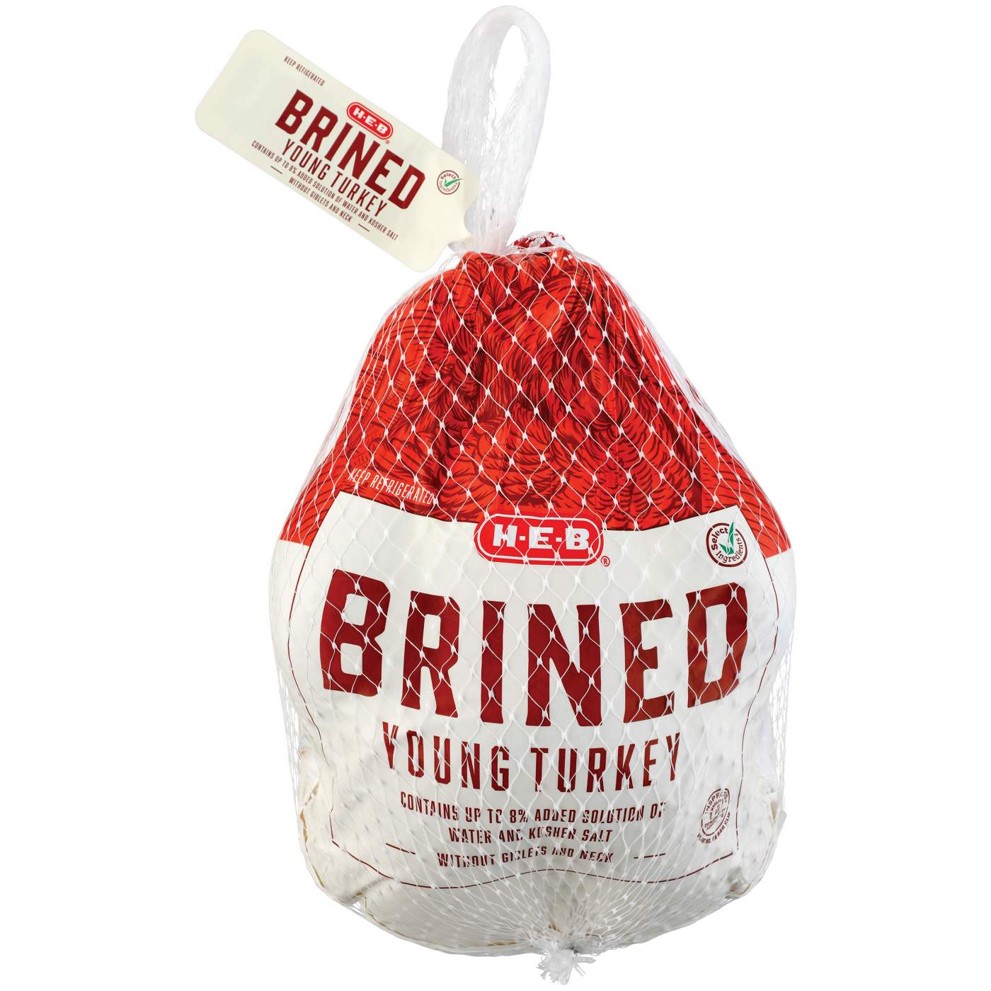 H-E-B Brined Fresh Whole Young Turkey, 16 - 24 lbs; image 1 of 2