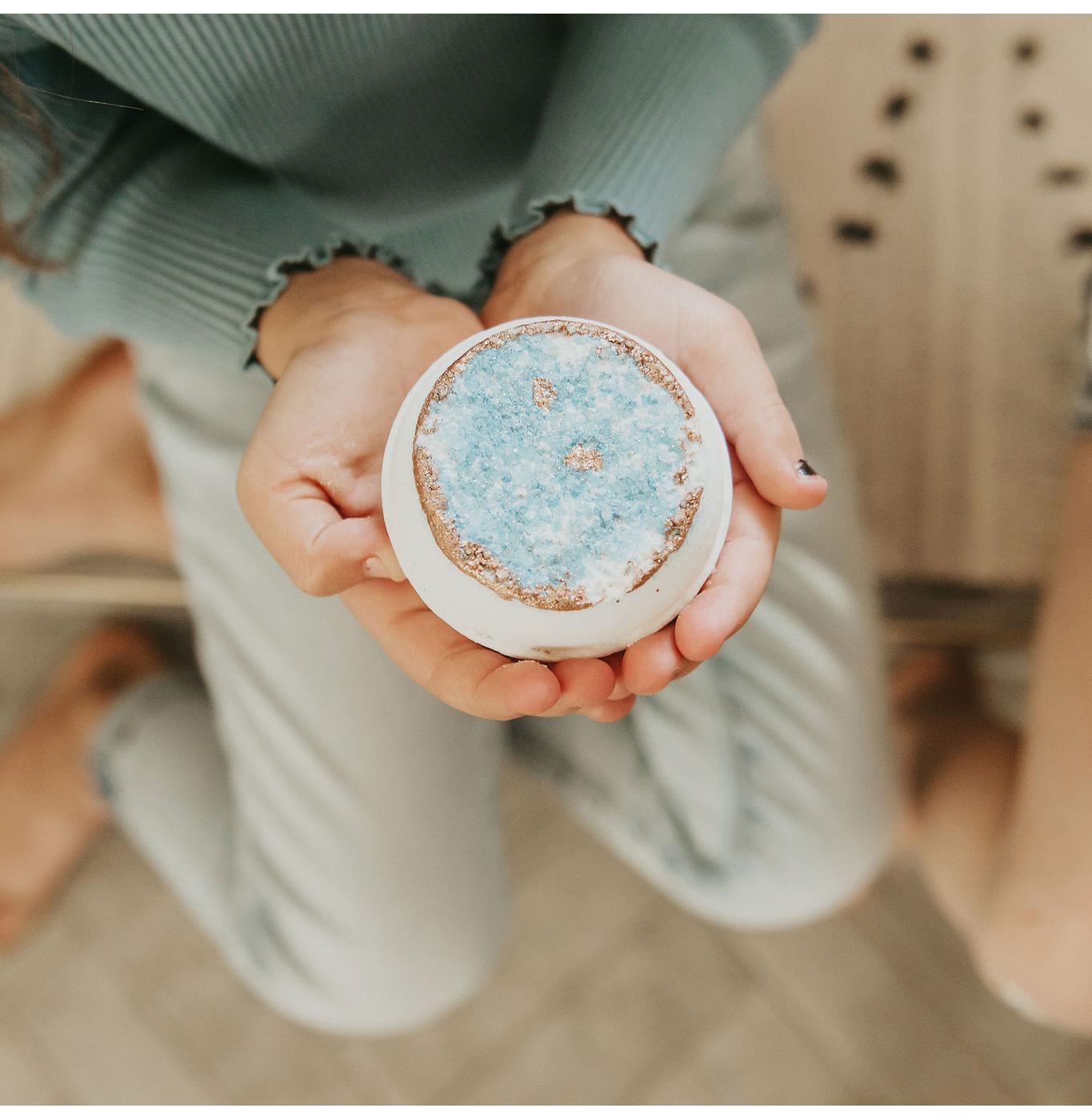 Latika Body Essentials Turquoise Geode Bath Bomb; image 5 of 11