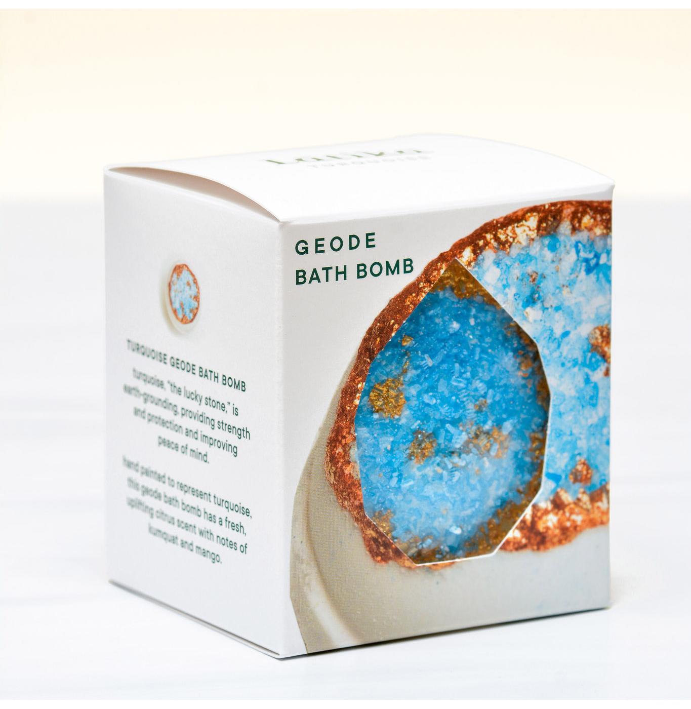 Latika Body Essentials Turquoise Geode Bath Bomb; image 6 of 11