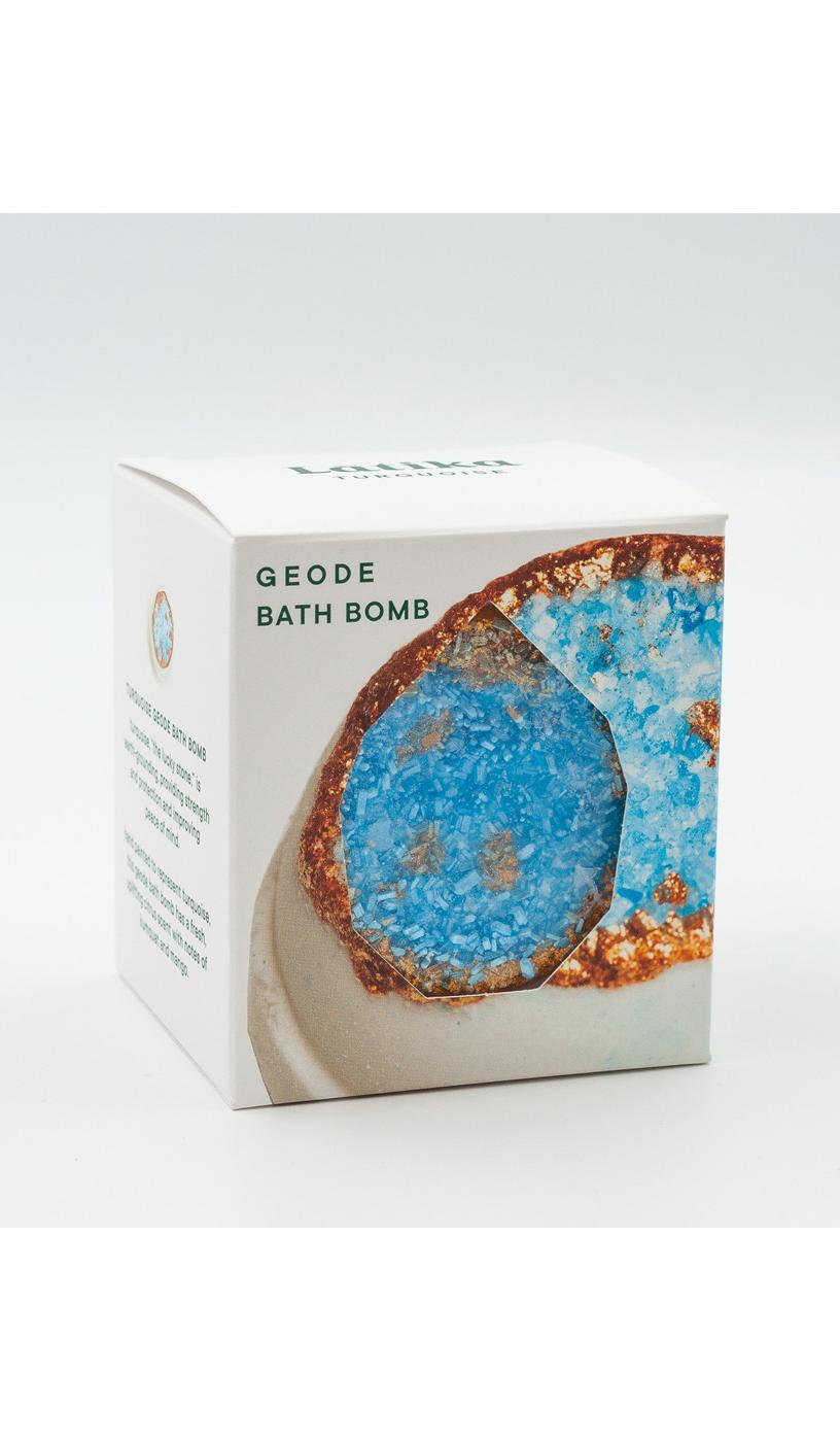 Latika Body Essentials Turquoise Geode Bath Bomb; image 7 of 11