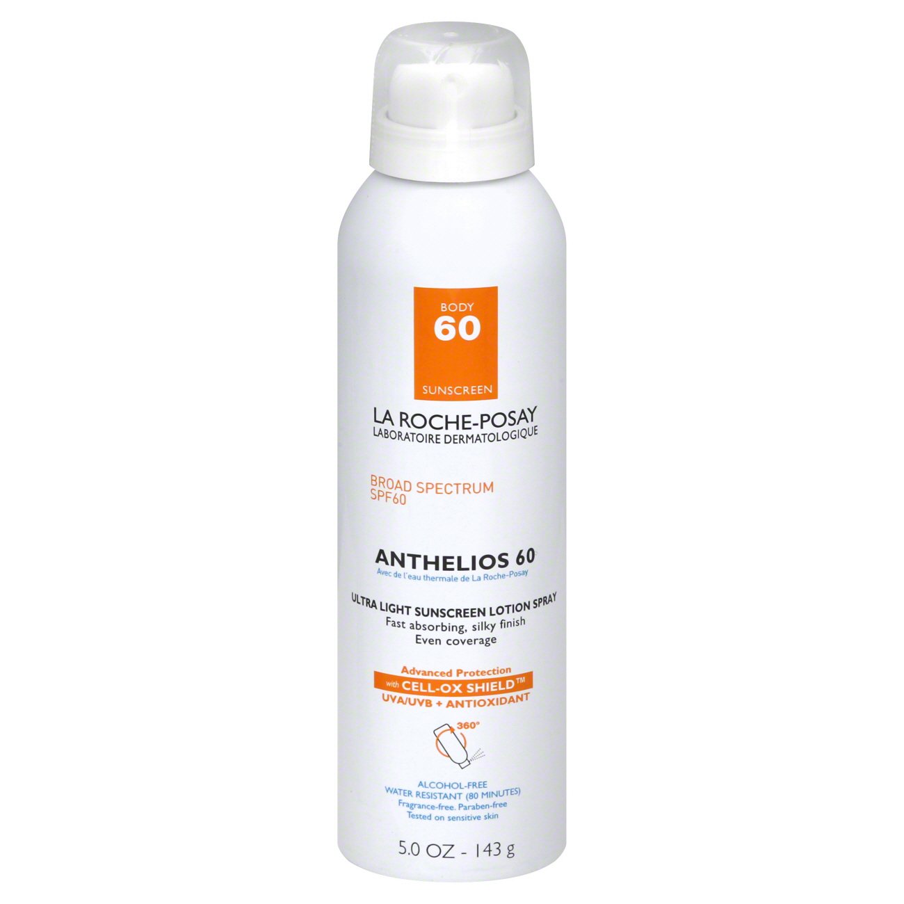 La Roche-Posay Anthelios 60 Sunscreen Lotion Spray SPF 60 - Shop Body ...