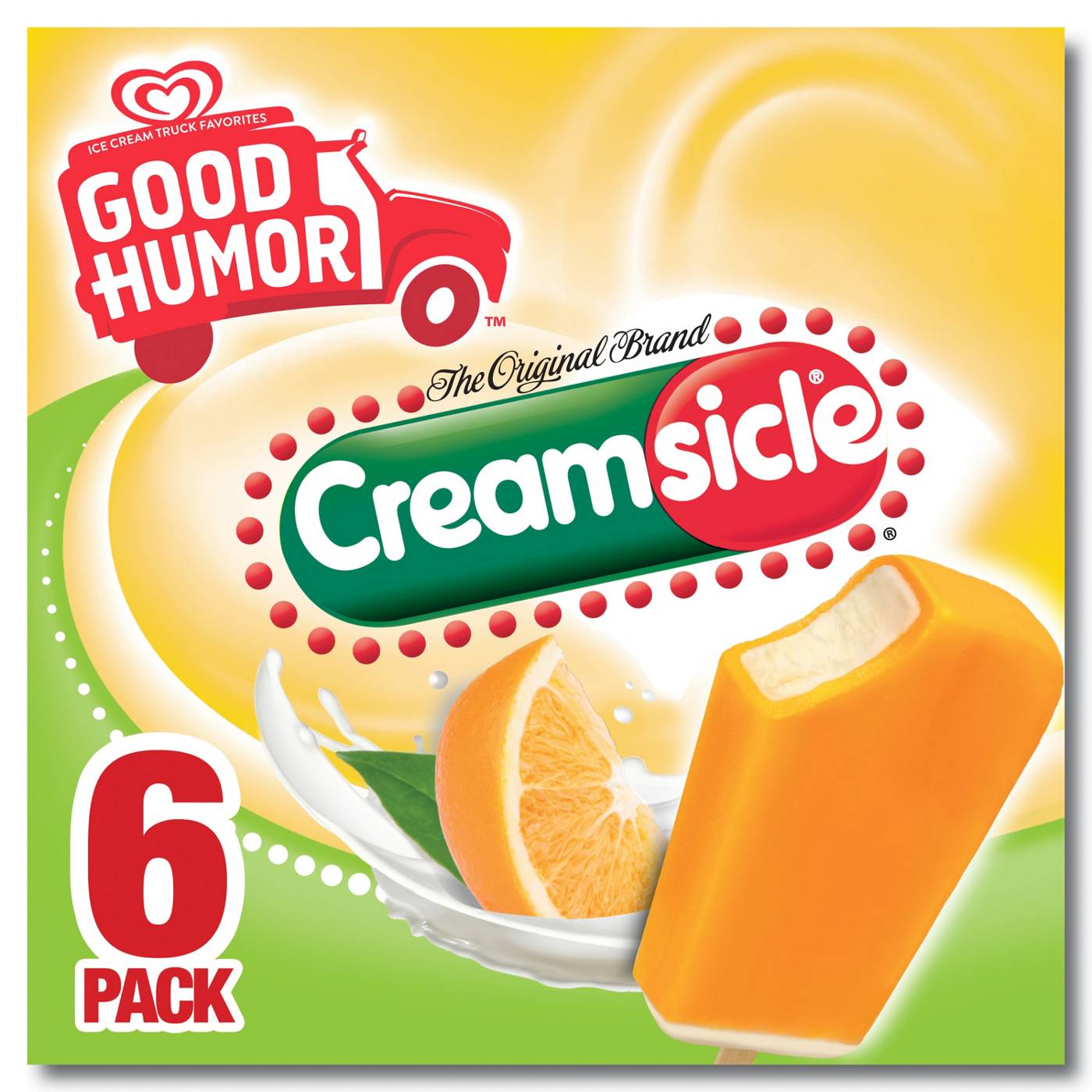 Good Humor Creamsicle Ice Cream Bars; image 6 of 9
