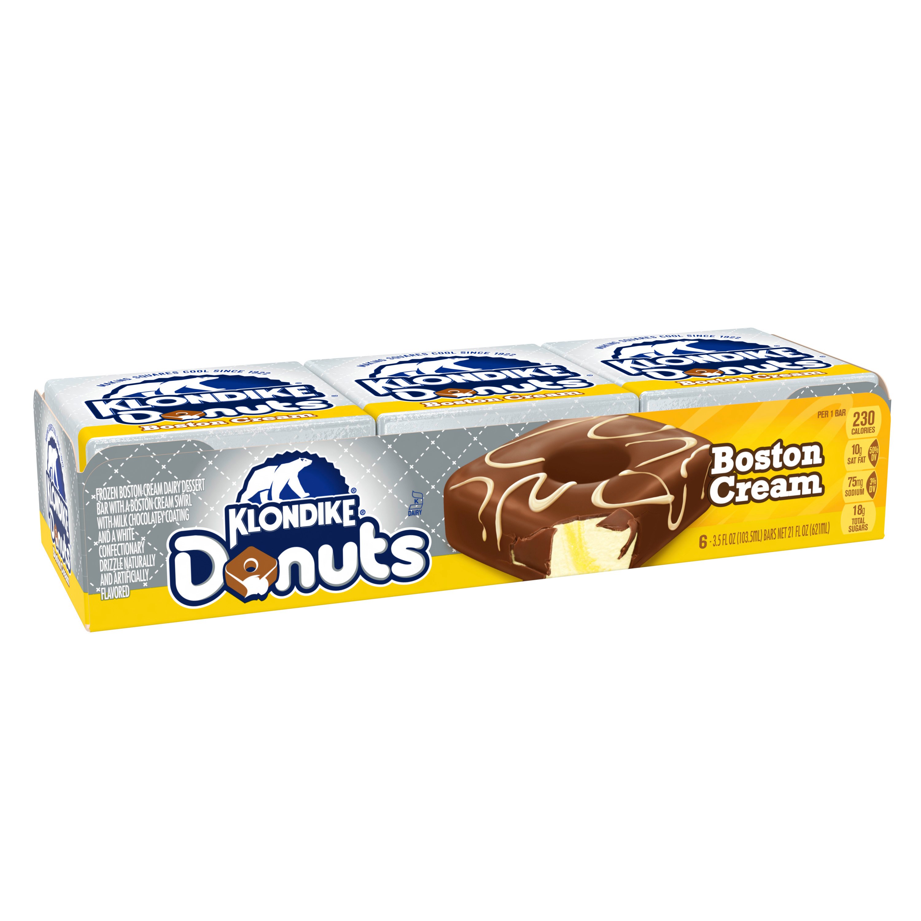 Klondike Boston Cream Donuts Ice Cream Bars Shop Bars & Pops at HEB