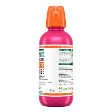 TheraBreath Anticavity Fluoride Mouthwash - Sparkle Mint, 16 oz