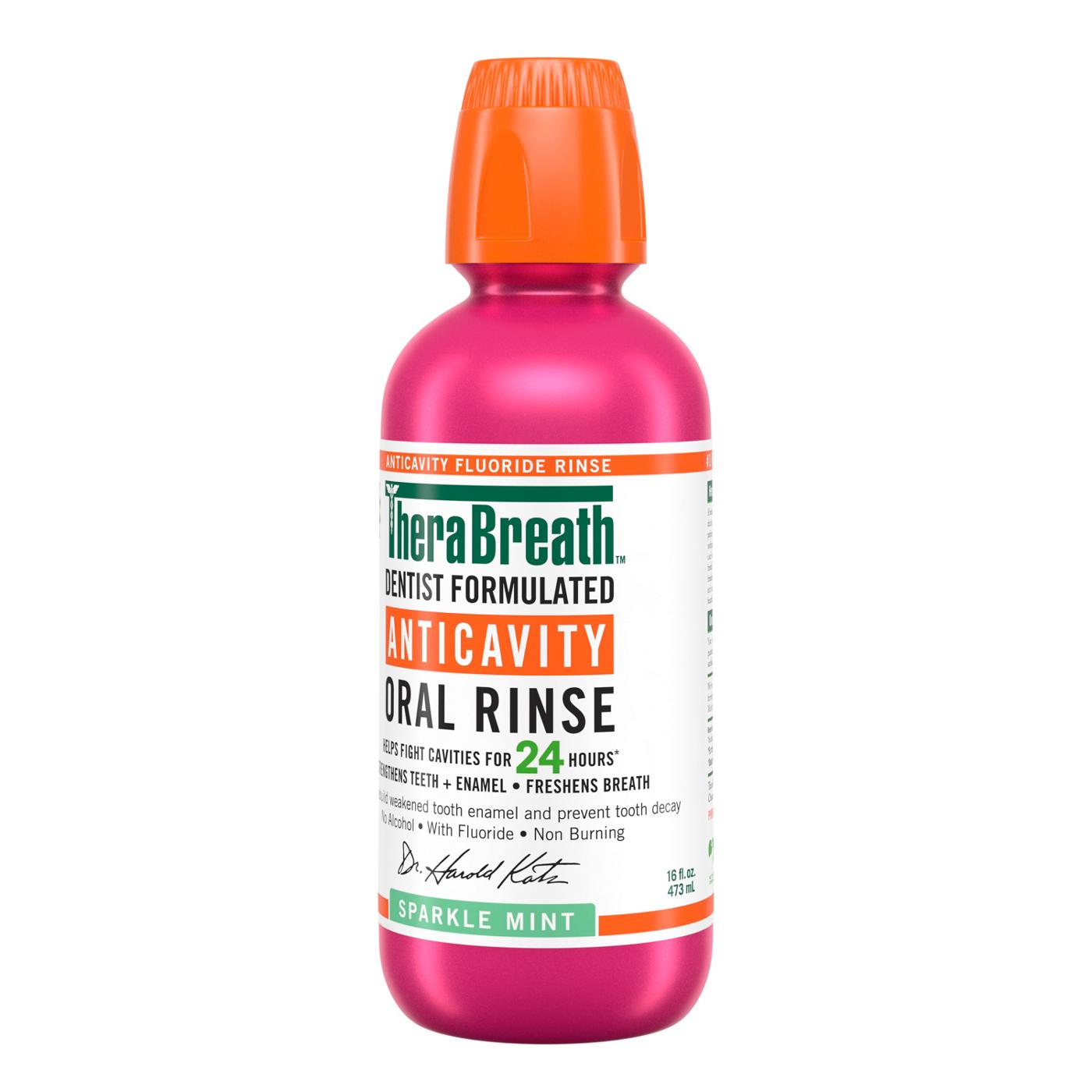 TheraBreath Anticavity Fluoride Mouthwash - Sparkle Mint; image 5 of 5