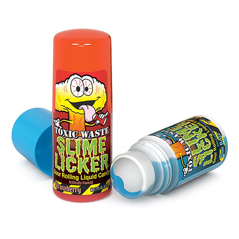 Toxic Waste Slime Licker Sour Rolling Liquid Candy, Assorted Shop