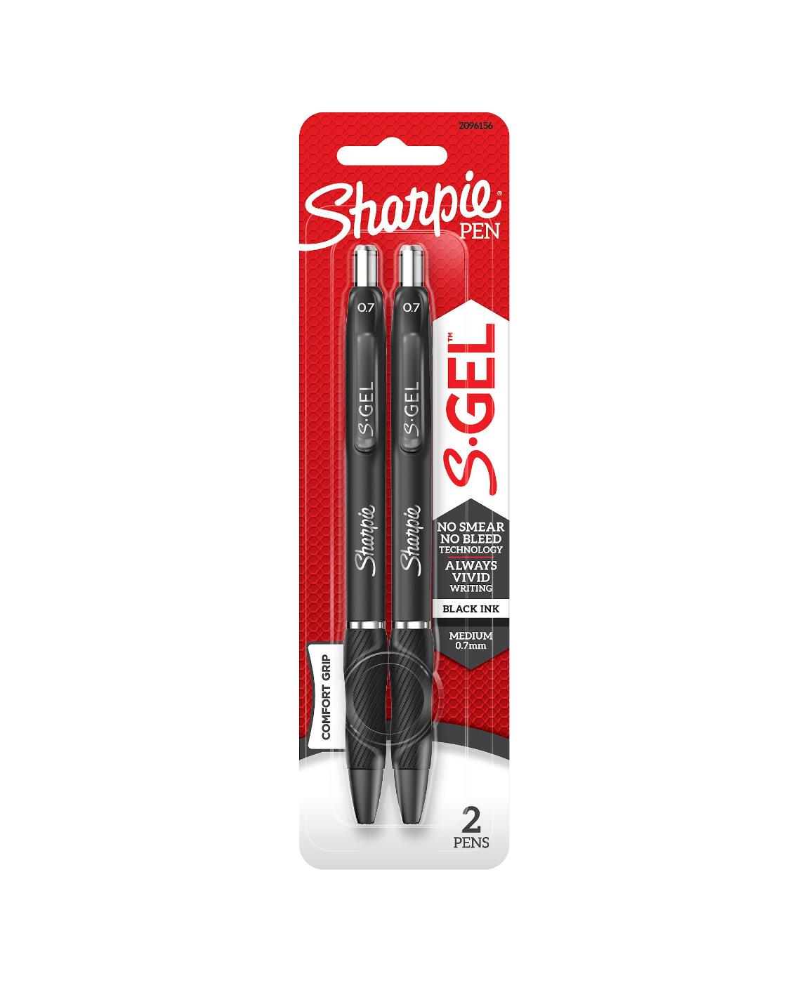 Sharpie S-Gel 0.7mm Retractable Gel Pens - Black Ink; image 1 of 3