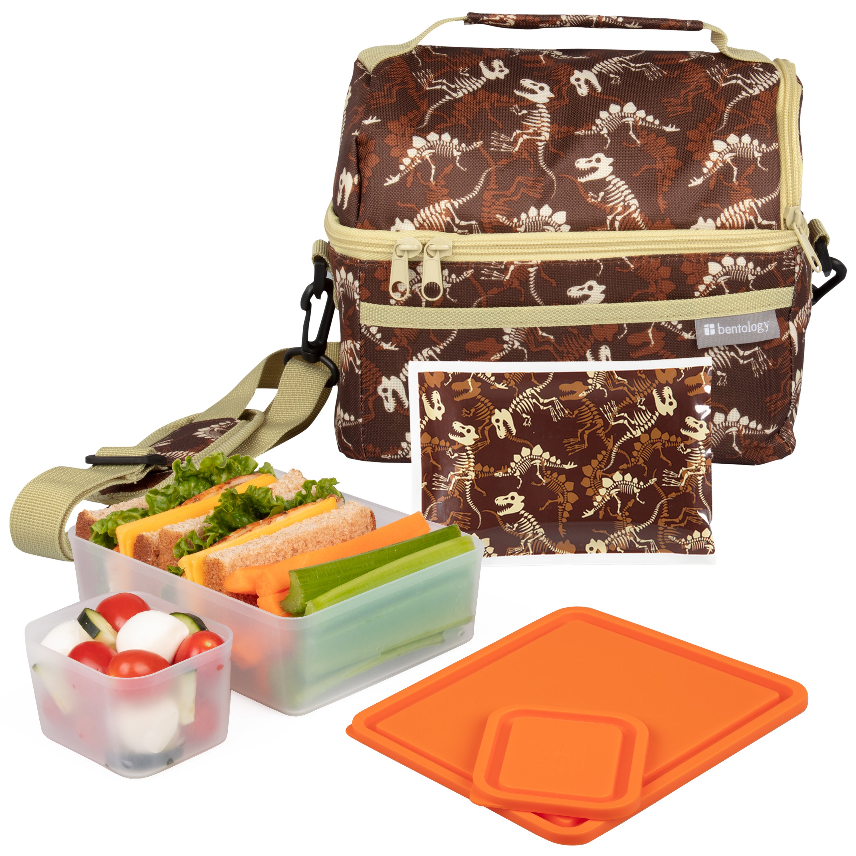 Bentology Dino Design Dual Compartment Lunch Kit - Shop Lunch Boxes at ...