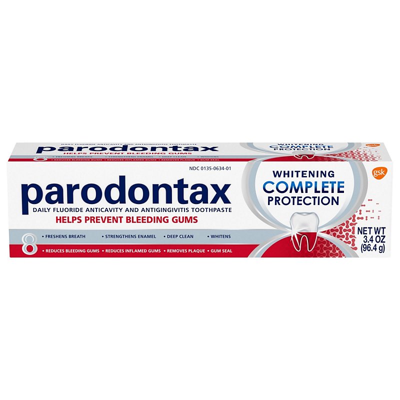 Omhoog Bevestiging Mompelen Parodontax Whitening Complete Protection Toothpaste - Shop Oral Hygiene at  H-E-B