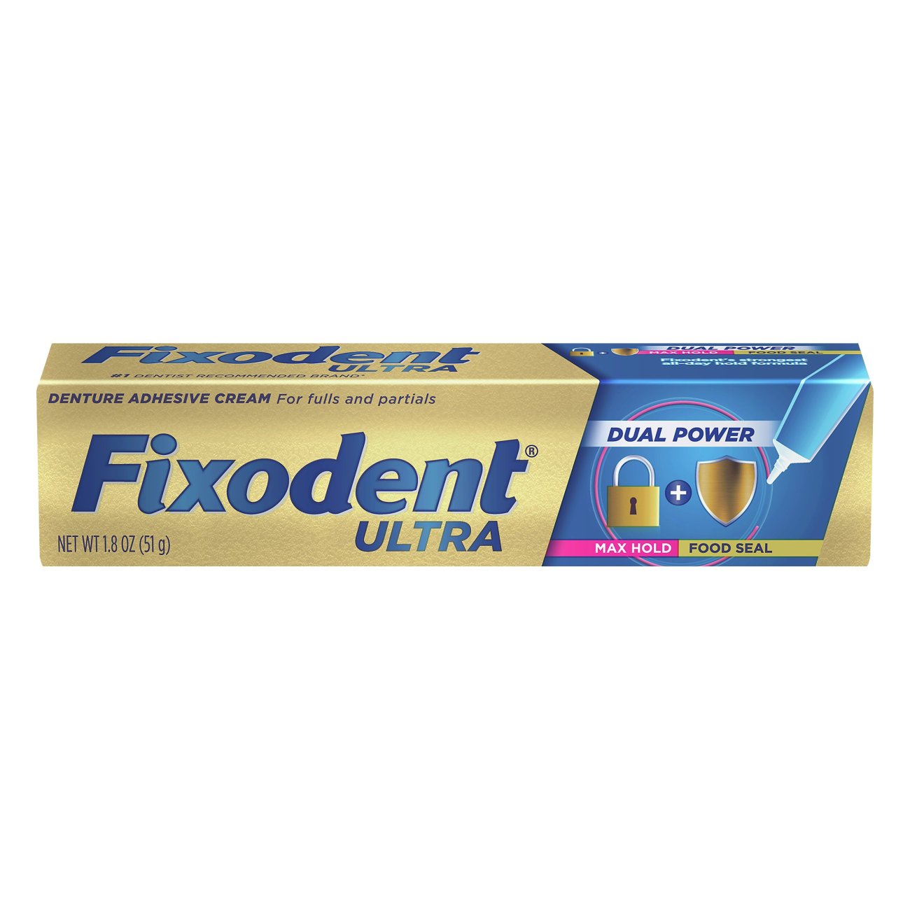 fixodent seal ultra denture adhesive plus care