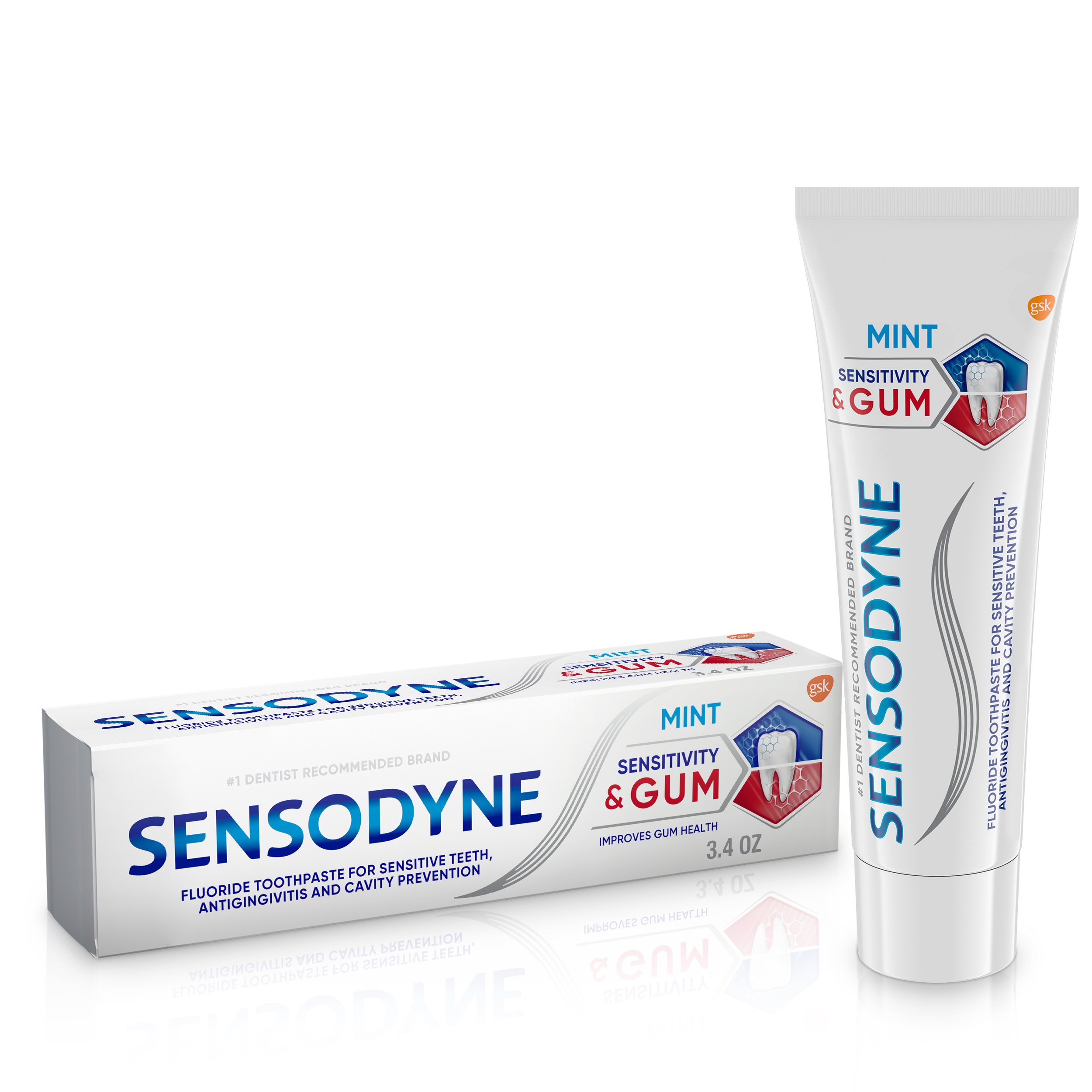 Sensodyne Sensitivity & Gum Sensitive Toothpaste, Mint - Shop ...