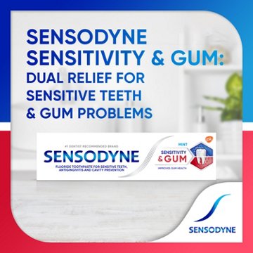 Sensodyne Sensitivity & Gum Sensitive Toothpaste, Mint