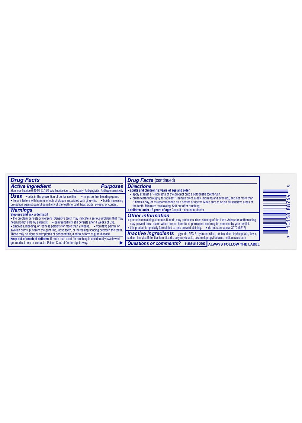 Sensodyne Sensitivity & Gum Toothpaste Mint; image 10 of 10