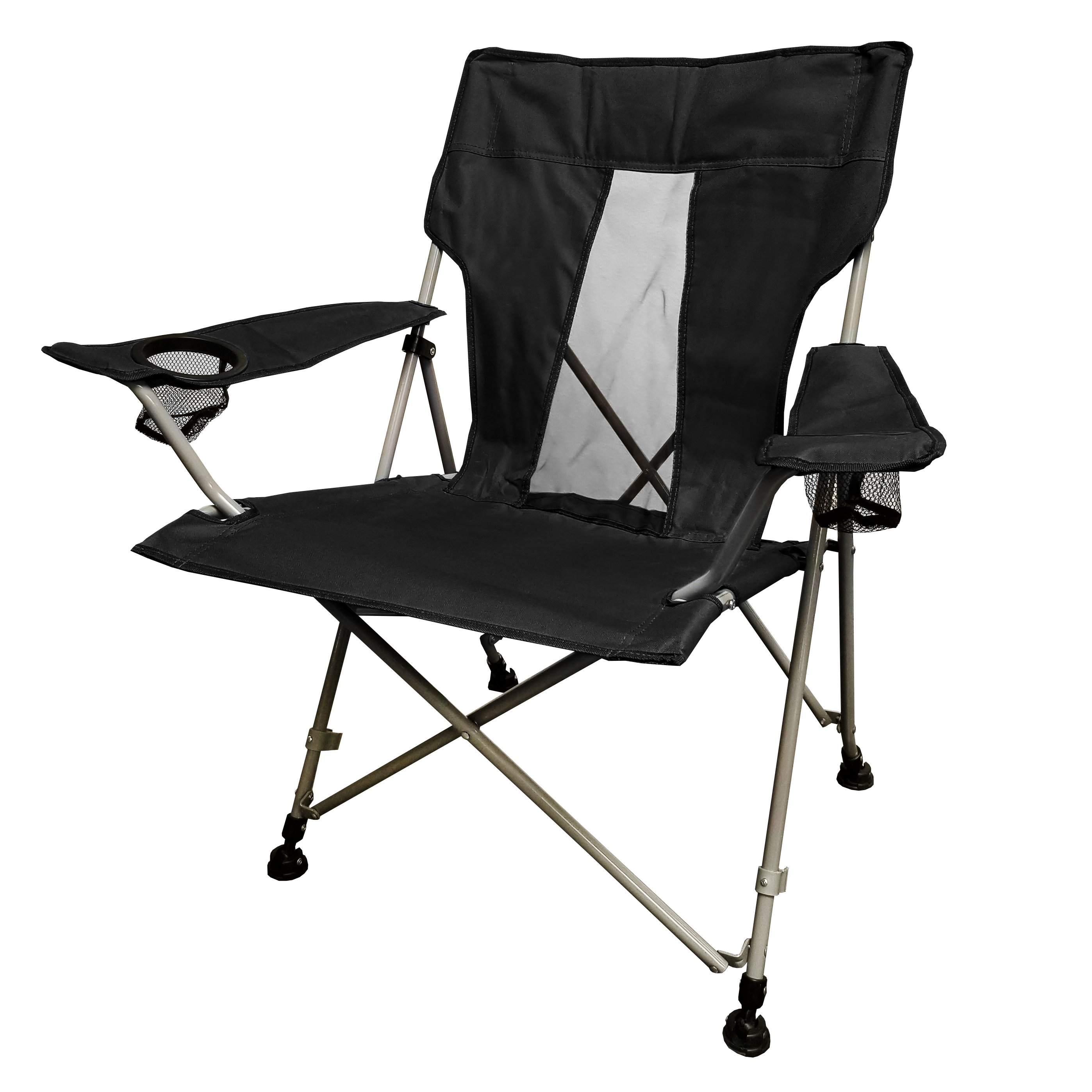 Caravan Sports Vented Back Quad Outdoor Folding Chair - Black - Shop Chairs  & Seating at H-E-B