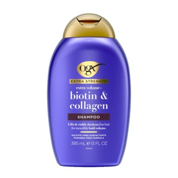 OGX Biotin & Collagen Extra Strength Shampoo, 13 oz