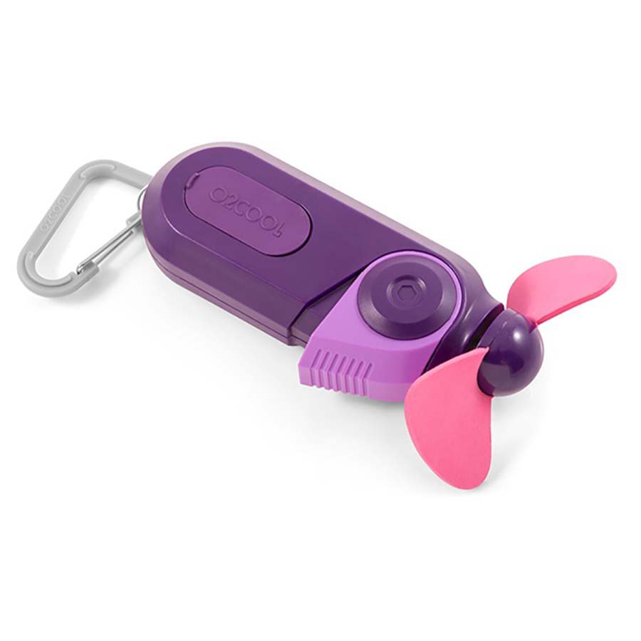 O2cool Purple Sport Misting Carabiner Fan Shop Fans & Air Purifiers