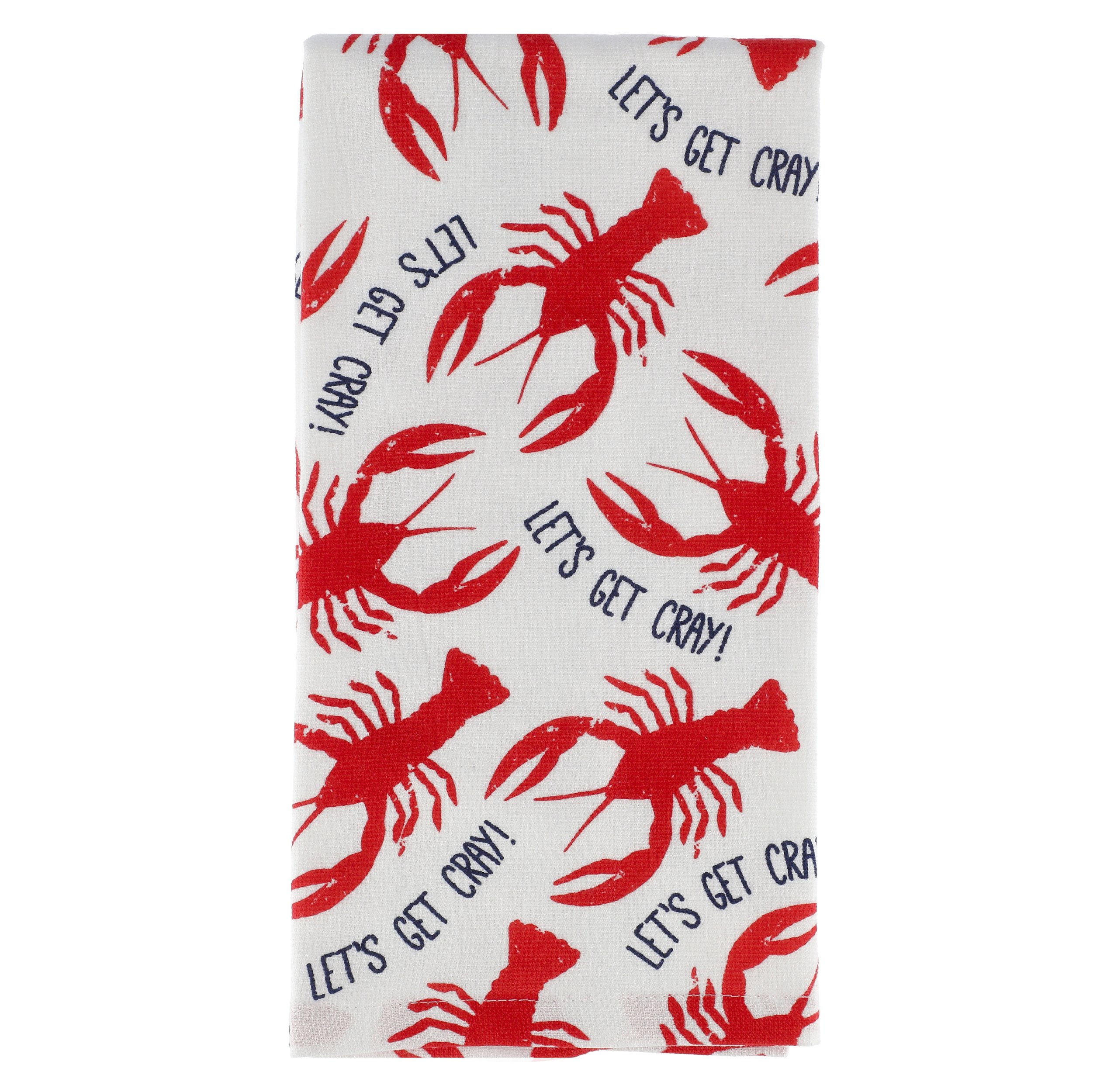 Haven & Key All Over Crawfish Kitchen Towels, Assorted - Shop Kitchen ...