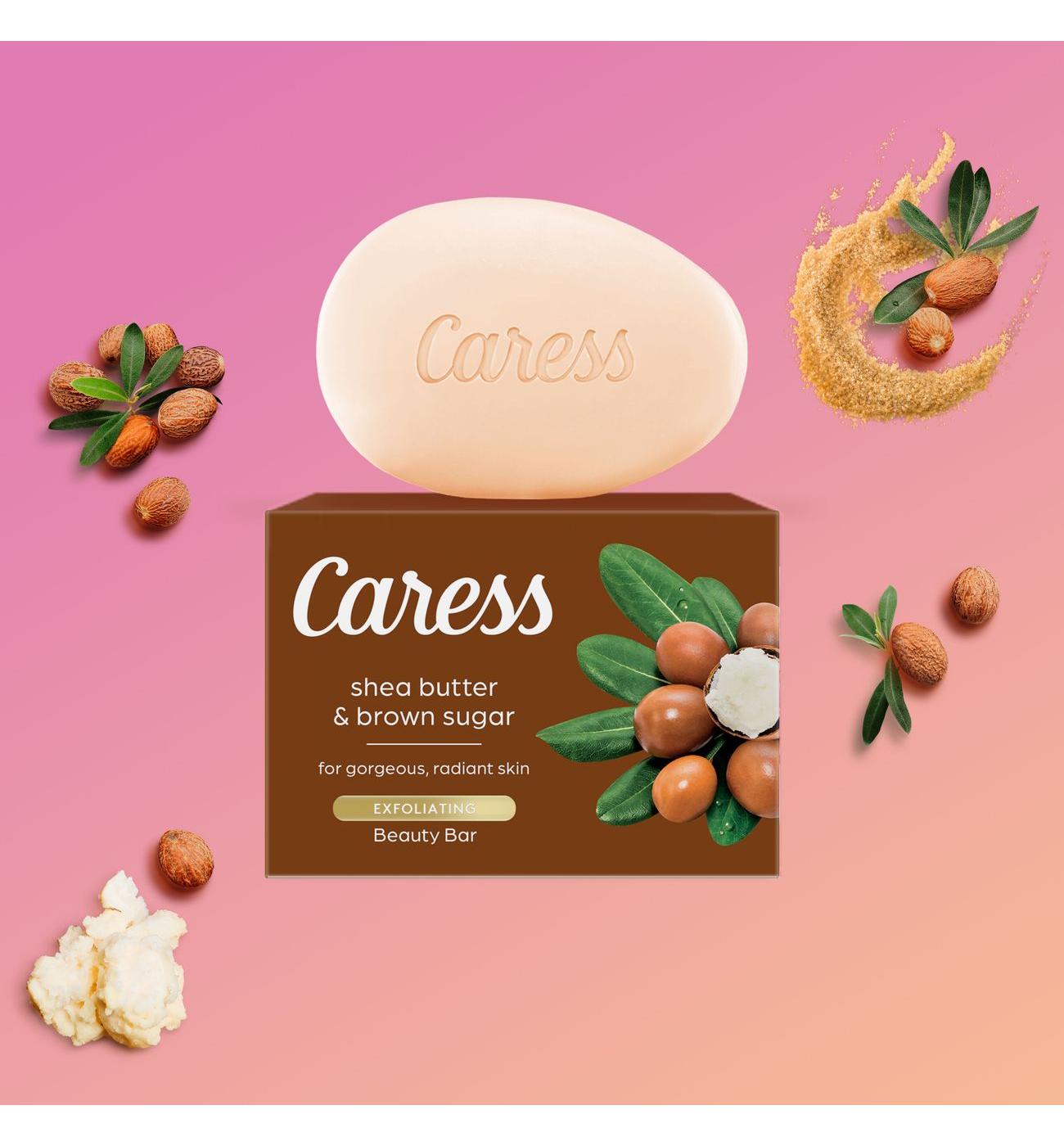 Caress Shea Butter & Brown Sugar Beauty Bar Soap; image 2 of 2