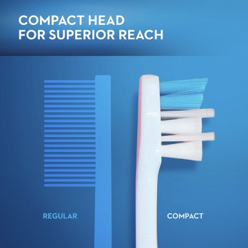 Oral-B Gum Care Compact Extra Soft Toothbrush, 2 ct