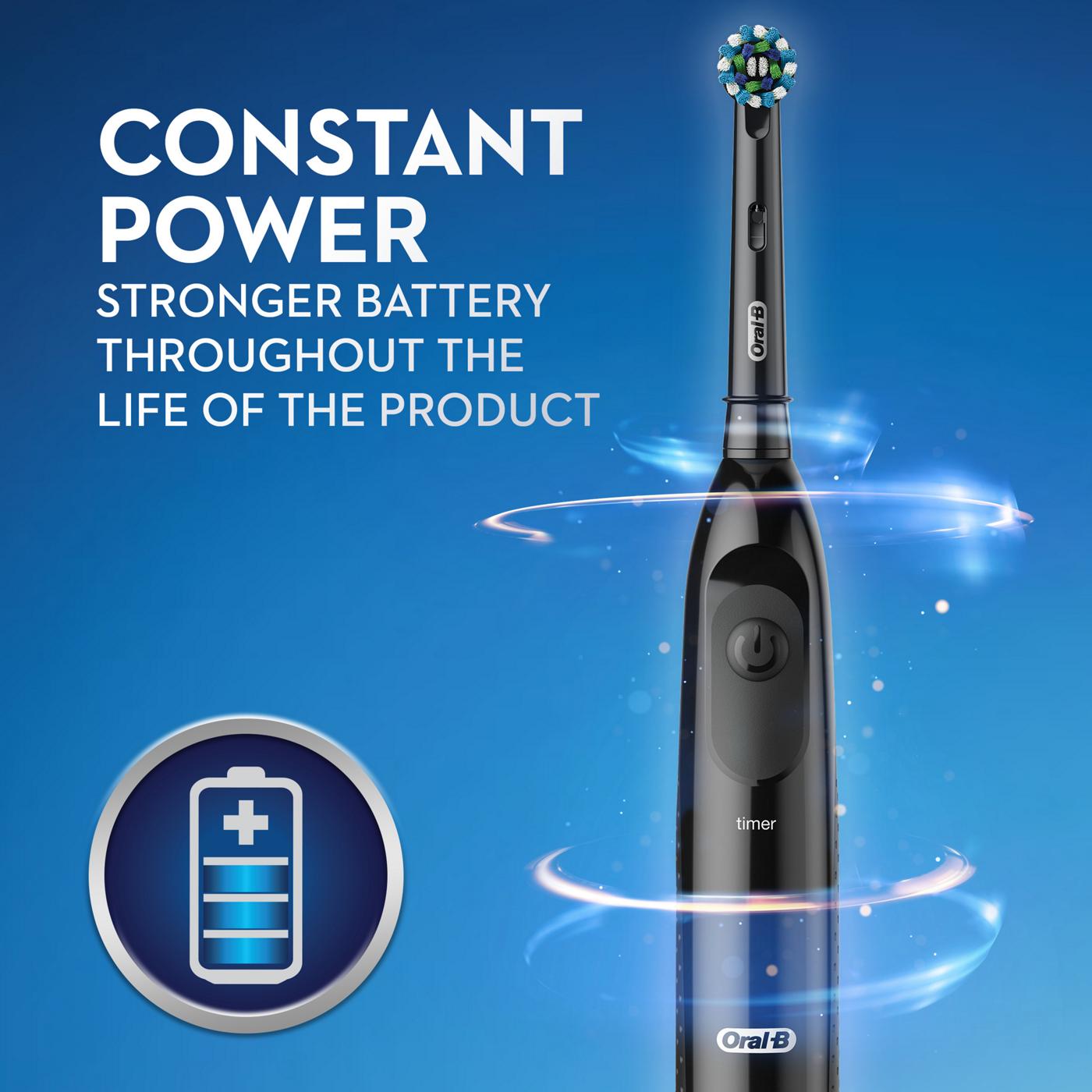 Oral-B Pro 100 Cross Action Powered Toothbrush - Black; image 4 of 8